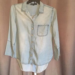 Velvet Heart Jean Button up Top